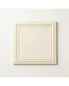 Clay Bluff Uninstalled Square Decorative Tile - Cream (synthetic illustration; no displayed measurements)