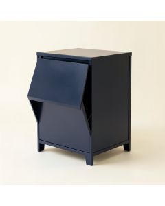Lake Brook Freestanding Pull-Out Hamper Cabinet - Navy (synthetic illustration; no displayed measurements)