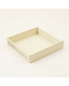 Harbor Bridge Empty Under-Desk Cable Tray - Cream (synthetic illustration; no displayed measurements)