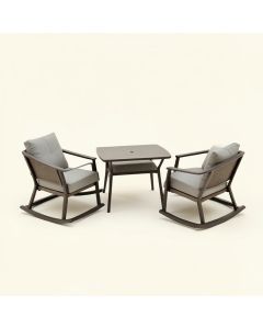 3 Piece Rocking Patio Furniture Set (synthetic illustration; no displayed measurements)