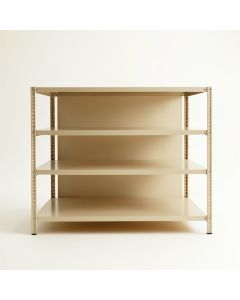 Willow Crest Empty Seed-Starting Shelving Unit Without Lights - Beige (synthetic illustration; no displayed measurements)