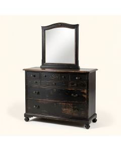 Lockridge 9 Drawer Chest With Mirror (synthetic illustration; no displayed measurements)