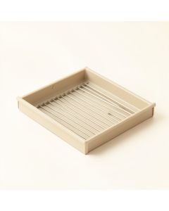 Lake Bluff Empty Under-Desk Cable Tray - Beige (synthetic illustration; no displayed measurements)
