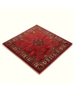 Hague Moroccan Trellis Textured Power Loom Red Rug (synthetic illustration; no displayed measurements)