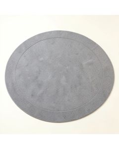 Reed Bend Round Area Rug - Gray (synthetic illustration; no displayed measurements)