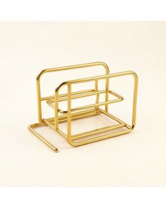 Meiko 6 Bottle Tabletop Wine Bottle Rack In Gold (synthetic illustration; no displayed measurements)