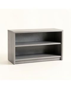 Briar Bend Low Bookcase - Gray (synthetic illustration; no displayed measurements)
