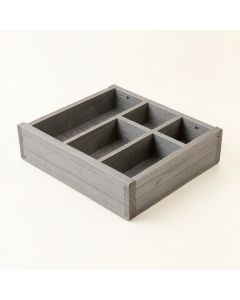 Cedar Bluff Empty Pantry Drawer Organizer Insert - Gray (synthetic illustration; no displayed measurements)