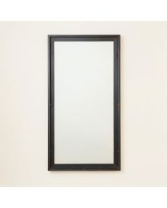 Forged Iron Rectangle Accent Mirror (synthetic illustration; no displayed measurements)