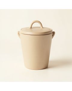 Elm Crossing Storage Canister With Lid - Beige (synthetic illustration; no displayed measurements)