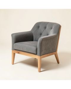 Mathis 31.1 '' Wide Tufted Polyester Armchair (synthetic illustration; no displayed measurements)