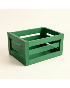 Pine Brook Empty Furniture-Style Pet Crate - Green (synthetic illustration; no displayed measurements)