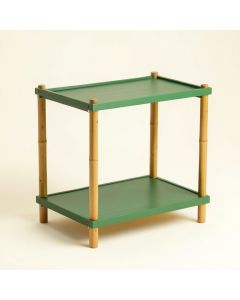 Hazel Arc Empty Countertop Canister Rack - Green (synthetic illustration; no displayed measurements)