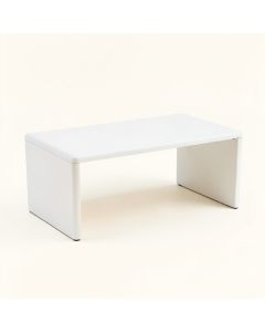 Vale Dell Desktop Monitor Riser - White (synthetic illustration; no displayed measurements)