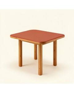 River Branch Compact Balcony Table - Terracotta (synthetic illustration; no displayed measurements)