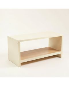 Moss Edge Indoor Bench - Cream (synthetic illustration; no displayed measurements)