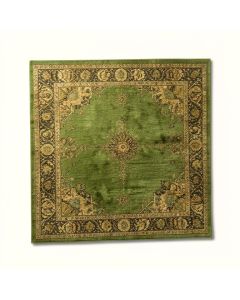 Meda Oriental Green Area Rug (synthetic illustration; no displayed measurements)