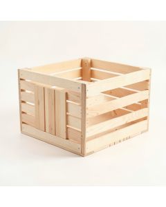 Wren Dale Empty Furniture-Style Pet Crate - Beige (synthetic illustration; no displayed measurements)