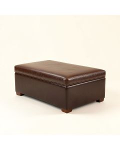 Bridget Genuine Leather Upholstered Bench (synthetic illustration; no displayed measurements)