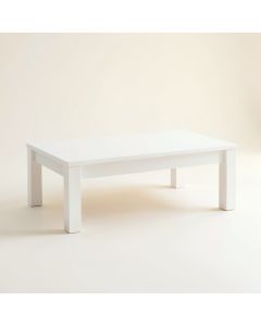 Summit Bridge Coffee Table - White (synthetic illustration; no displayed measurements)