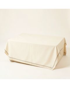 Stone Dale Flat Bed Sheet - Cream (synthetic illustration; no displayed measurements)