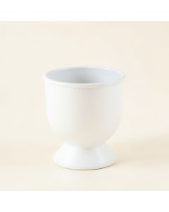 Moss Arc Empty Candle Holder - White (synthetic illustration; no displayed measurements)