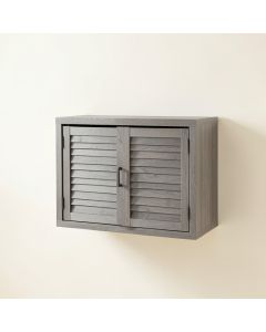 Vale Bluff Wall-Mounted Entry Cabinet - Gray (synthetic illustration; no displayed measurements)