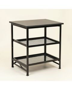 Sage Bluff Empty Countertop Canister Rack - Black (synthetic illustration; no displayed measurements)