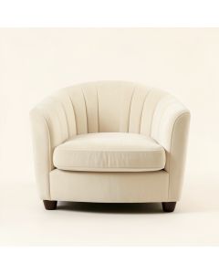 Cedar Canyon Upholstered Armchair - Ivory (synthetic illustration; no displayed measurements)