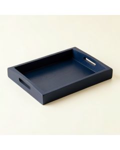 Slate Branch Serving Tray - Navy (synthetic illustration; no displayed measurements)