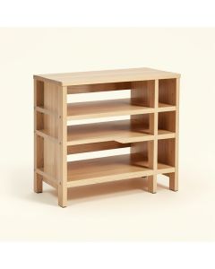 8-Compartment 8 Pair Stackable Shoe Rack (synthetic illustration; no displayed measurements)