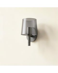 Heath Canyon Wall Sconce Mounted On A Plain Wall - Gray (synthetic illustration; no displayed measurements)