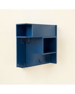 Sage Dell Wall-Mounted Entryway Organizer Shelf - Blue (synthetic illustration; no displayed measurements)