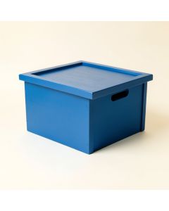 Harbor Arc Low Toy Storage Unit - Blue (synthetic illustration; no displayed measurements)