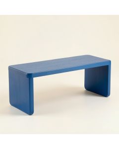 Oak Bridge Indoor Bench - Blue (synthetic illustration; no displayed measurements)