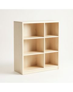 Dune Branch Freestanding Bookcase - Ivory (synthetic illustration; no displayed measurements)