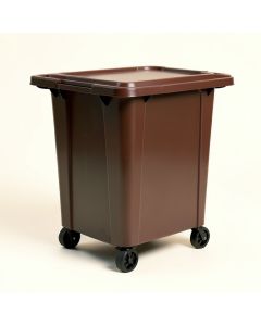 Starplast 88 Gallon Water Resistant Plastic Lockable Deck Box With Wheels (synthetic illustration; no displayed measurements)