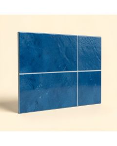 Cobalto Le Leghe 3 '' X 12 '' Porcelain Mosaic Subway Wall & Floor Tile (synthetic illustration; no displayed measurements)