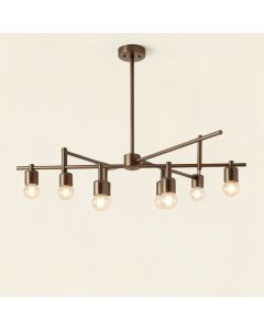 Cayson 8-Light Sputnik Modern Linear Chandelier (synthetic illustration; no displayed measurements)