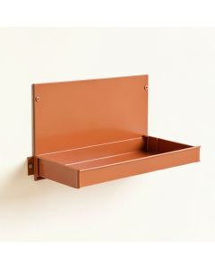 Juniper Dell Empty Wall-Mounted Tool Organizer Panel - Terracotta (synthetic illustration; no displayed measurements)