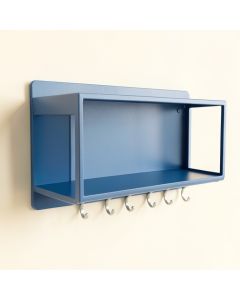 Briar Branch Wall-Mounted Entryway Organizer Shelf - Blue (synthetic illustration; no displayed measurements)