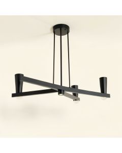 Castlebourne Sputnik Modern Linear Chandelier (synthetic illustration; no displayed measurements)
