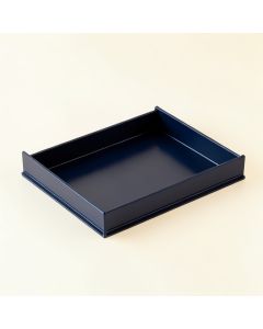 Clay Fold Empty Under-Desk Cable Tray - Navy (synthetic illustration; no displayed measurements)