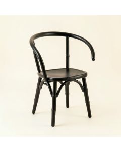 Rowan Dell Dining Chair - Black (synthetic illustration; no displayed measurements)