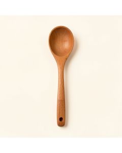 Maple Crest Cooking Spoon - Terracotta (synthetic illustration; no displayed measurements)