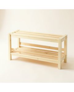 Olive Bend Shoe Storage Bench - Cream (synthetic illustration; no displayed measurements)