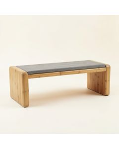 Laurel Bend Indoor Bench - Gray (synthetic illustration; no displayed measurements)