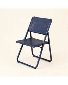 Elm Brook Folding Outdoor Chair - Navy (synthetic illustration; no displayed measurements)
