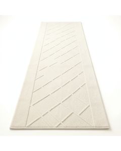 Rowan Arc Narrow Runner Rug - Ivory (synthetic illustration; no displayed measurements)