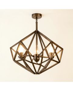 Huldrik 6 - Light Unique / Statement Geometric Chandelier (synthetic illustration; no displayed measurements)